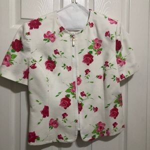 Amanda Smith Petites Floral Suit